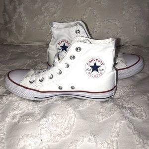 White high top Converse, worn only twice